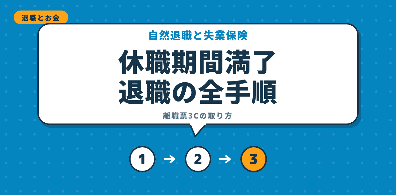 休職期間満了による自然退職と失業保険の手続きの解説